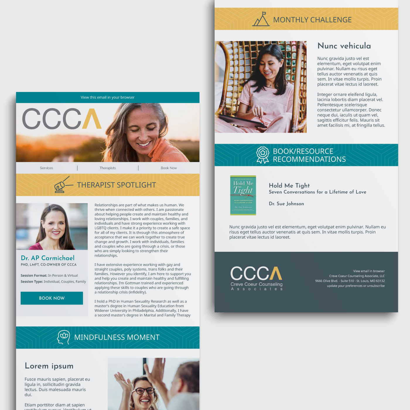 Email Design CCCA